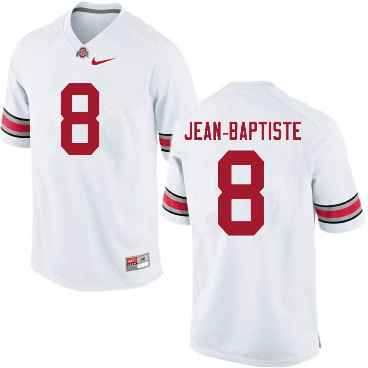 Javontae Jean-Baptiste Ohio State Buckeyes Men's NCAA #8 Nike White College Stitched Football Jersey EID7556OA